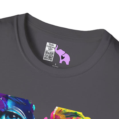 Colorful Face Adult T-shirt