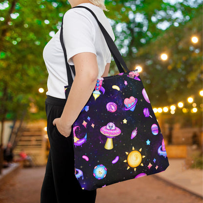 Cosmic Recess Canvas Tote Bag