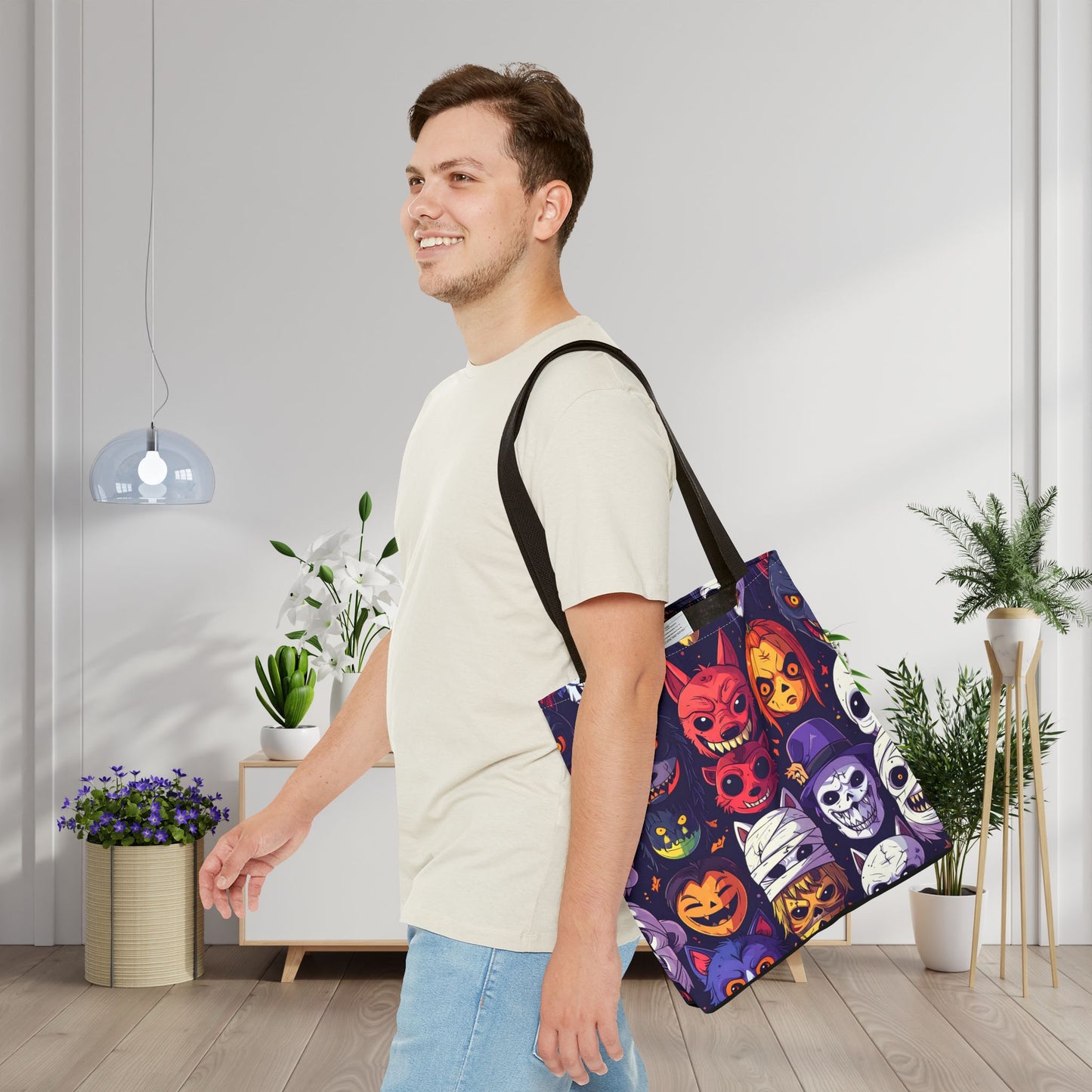 Monster Mash Up Canvas Tote Bag