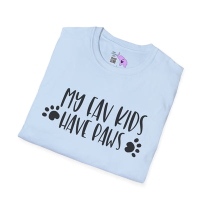 My Fav Kids Have Paws Adult T-shirt