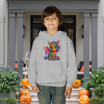 Colorful Baby Dragon Youth Hoodie