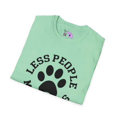 Less People More Dogs T-shirt