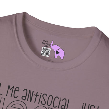 Call Me Anitsocial But Please Don't Call Me Adult T-shirt