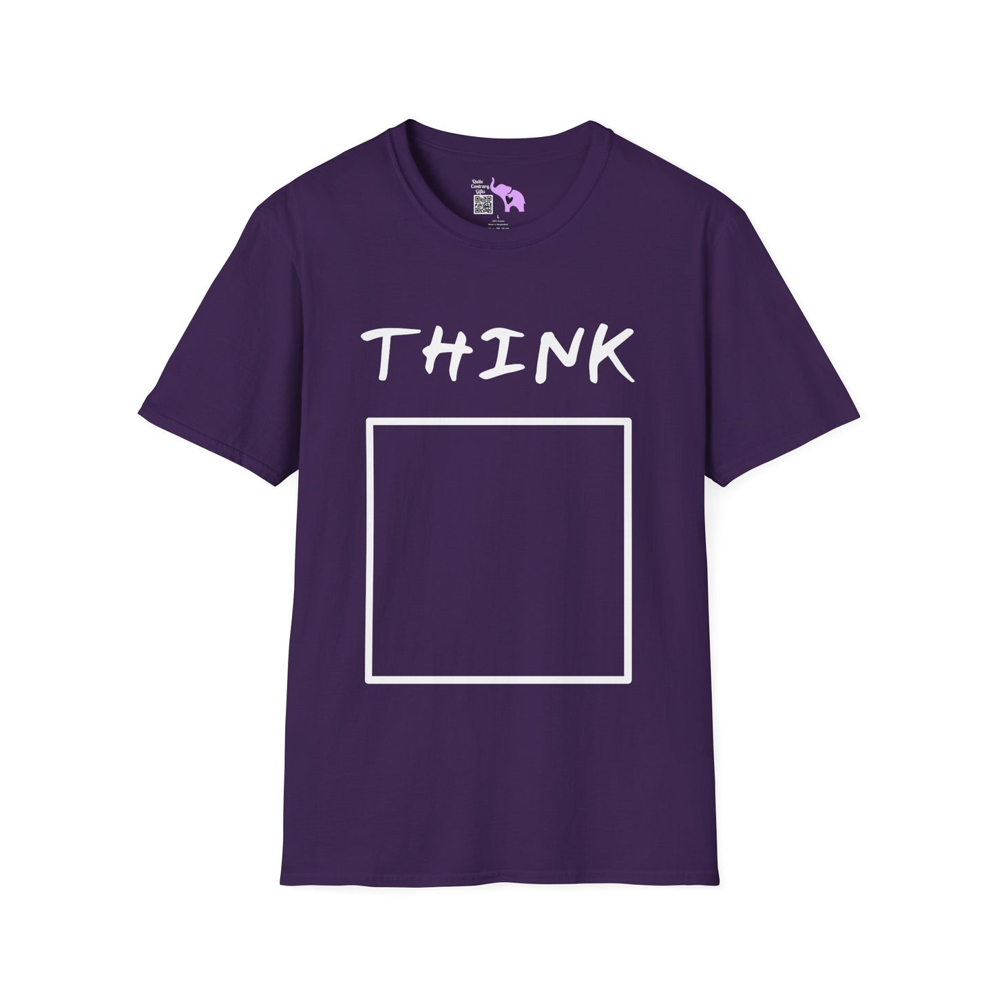 THINK (Outside the Box) Adult T-shirt