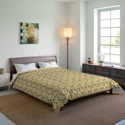 Golden Flutter Basic Bedding Set