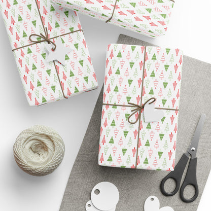 Merry Little Trees Wrapping Paper