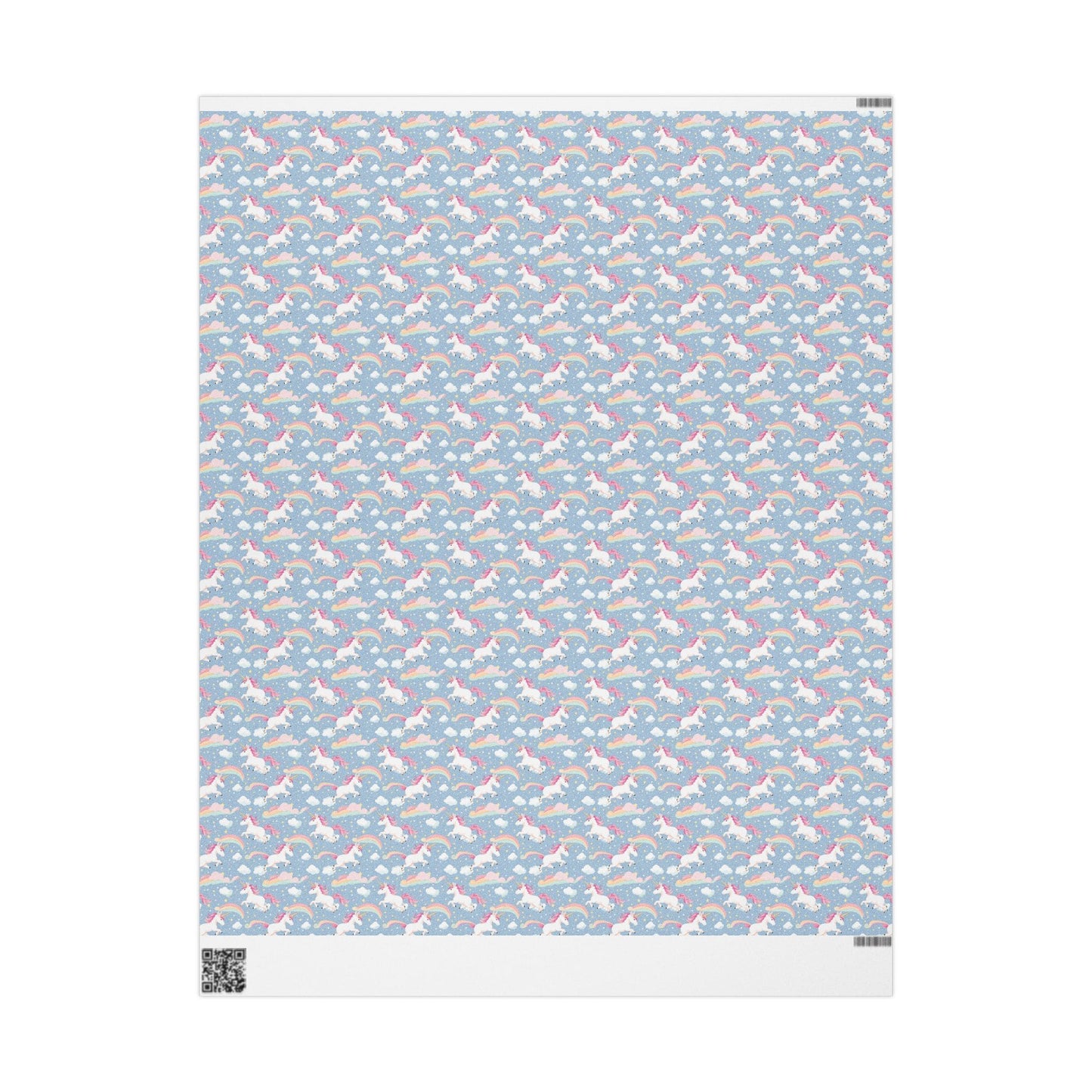 Snuggle Sky Unicorns Wrapping Paper