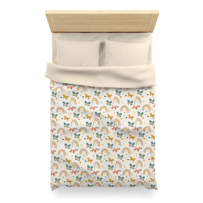 Whispering Wings & Rainbows Duvet Bedding Set