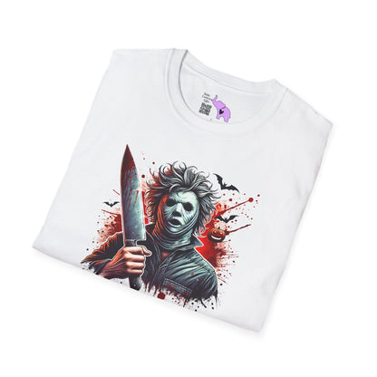 Creepy Halloween Slasher Adult T-shirt