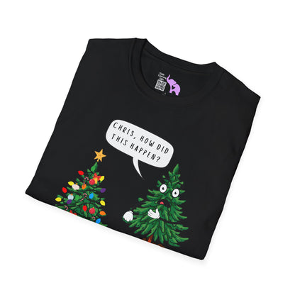 Christmas Tree How Did This Happen? Adult T-shirt