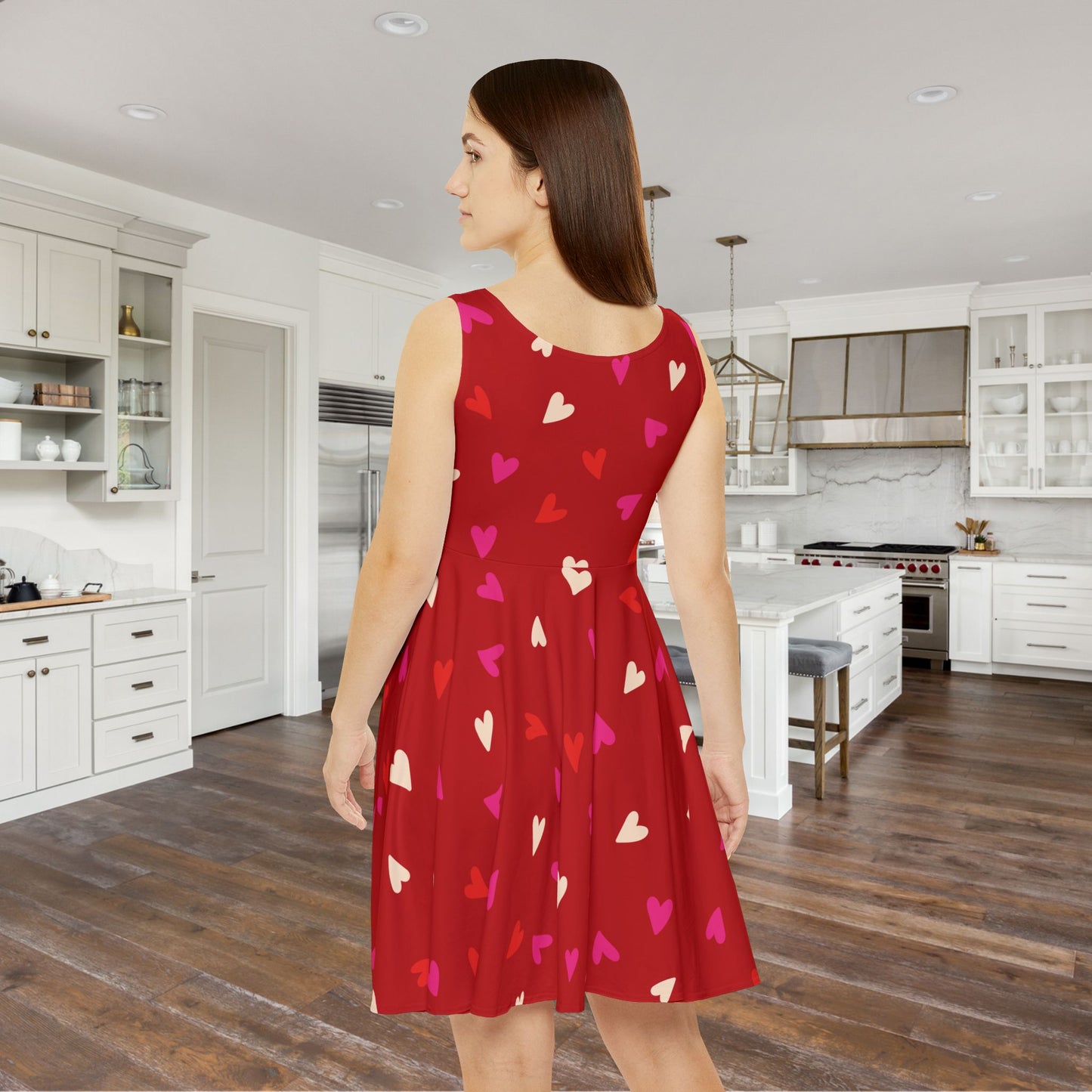 Cupid's Confetti Women's Skater Dress