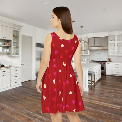 Cupid's Confetti Women's Skater Dress