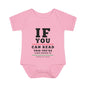 If You Can Read This Eye Chart Infant Baby Rib Bodysuit