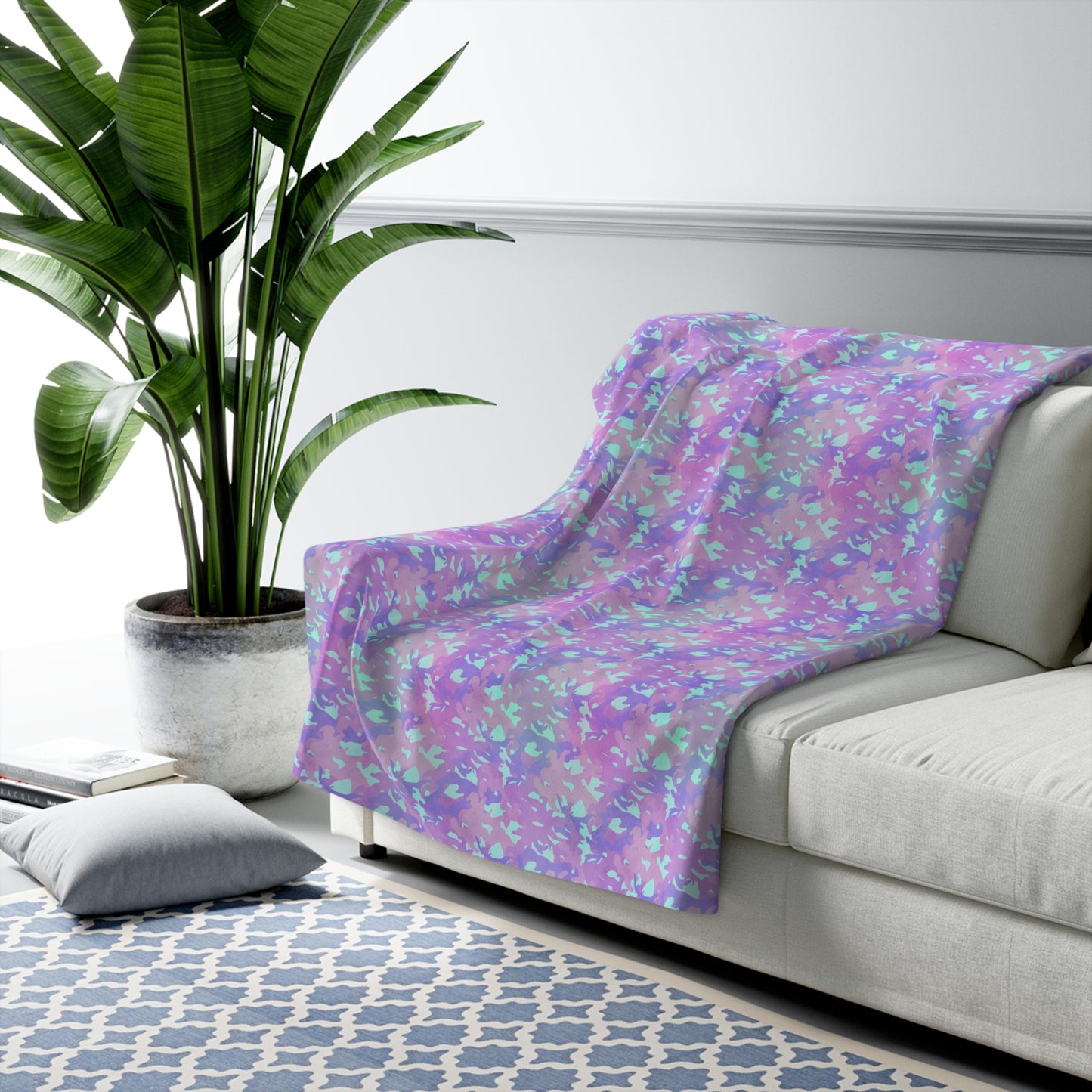 Lavender Mist Camo Basic Bedding Set