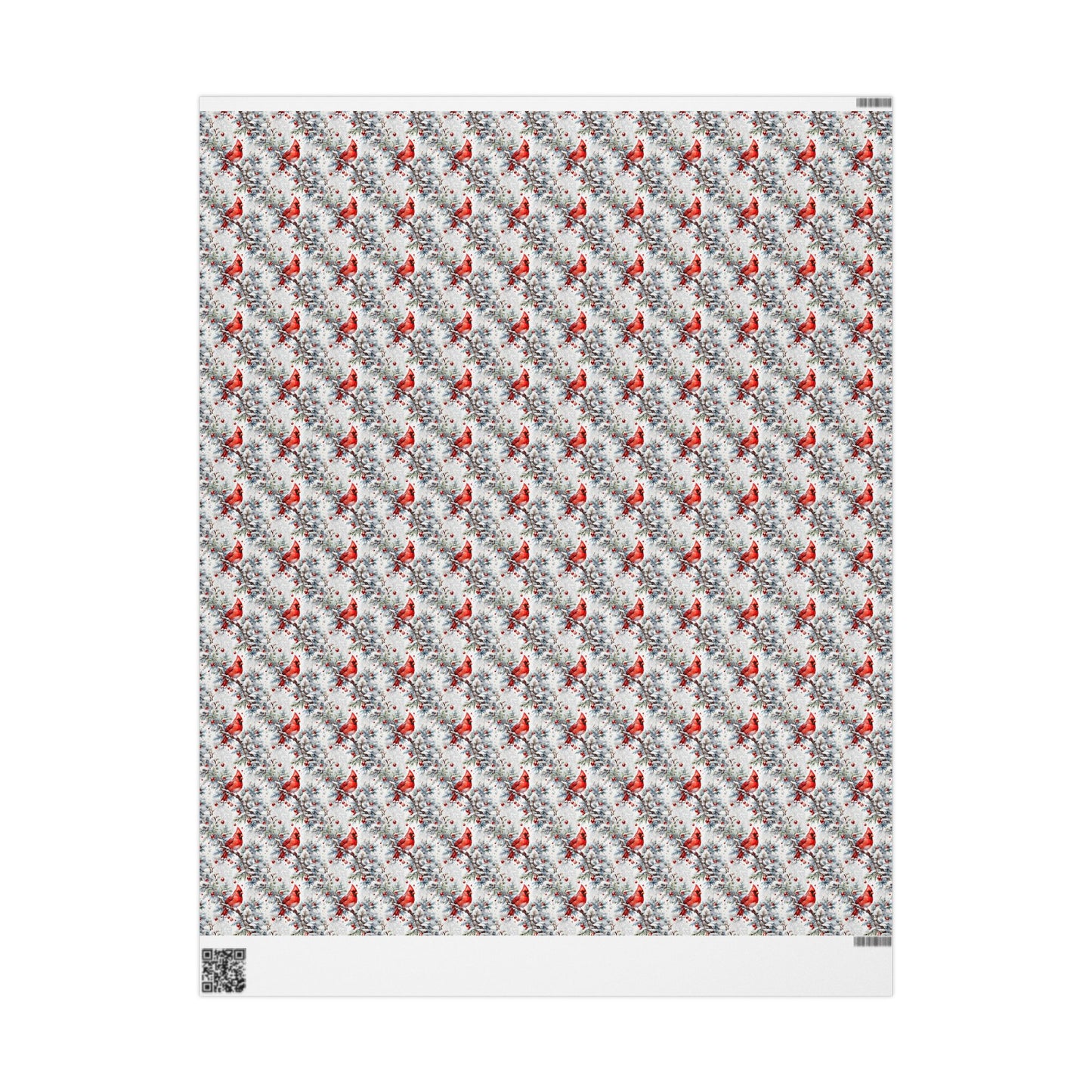Crimson in the Snow Wrapping Paper