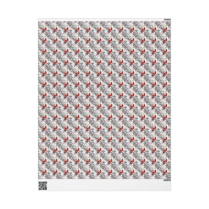 Crimson in the Snow Wrapping Paper
