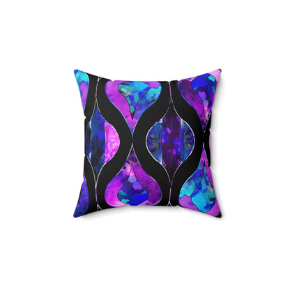 Midnight Cathedral Throw Pillow