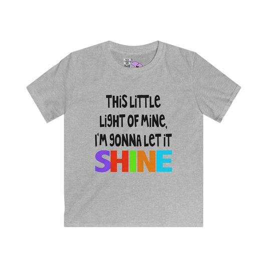 This Little Light of Mine I'm Gonna Let It Shine Youth Softstyle Tee