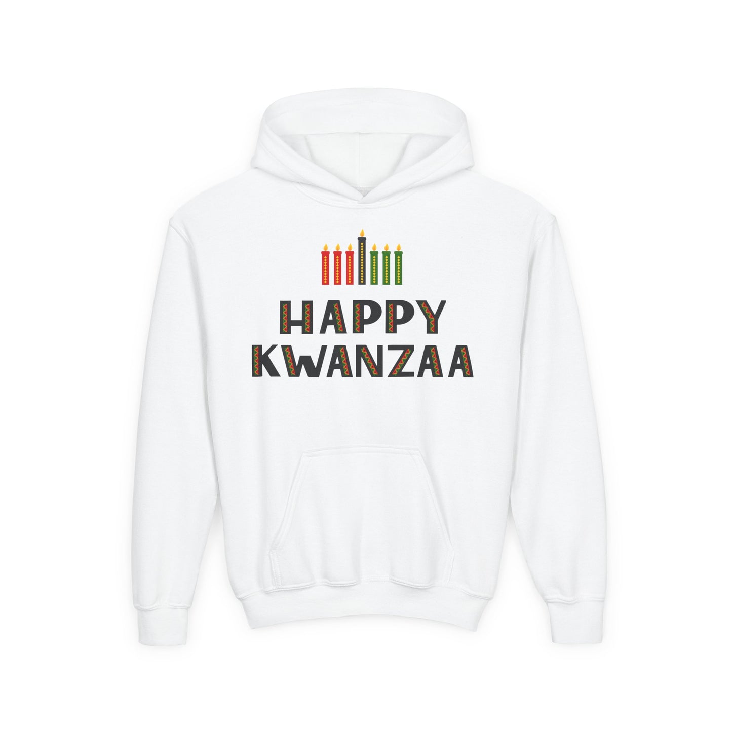 Happy Kwanzaa (Kinara) Youth Hoodie