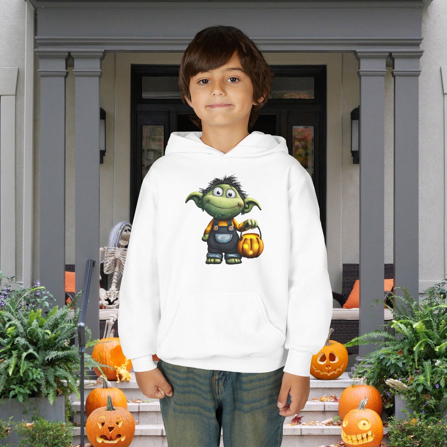Ghoul Kid on the Block Youth Hoodie