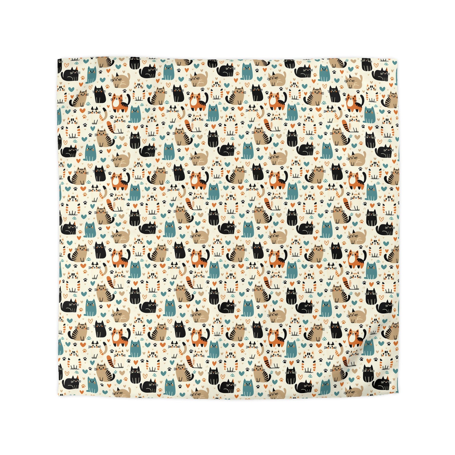 Whiskered Wonders Duvet Bedding Set