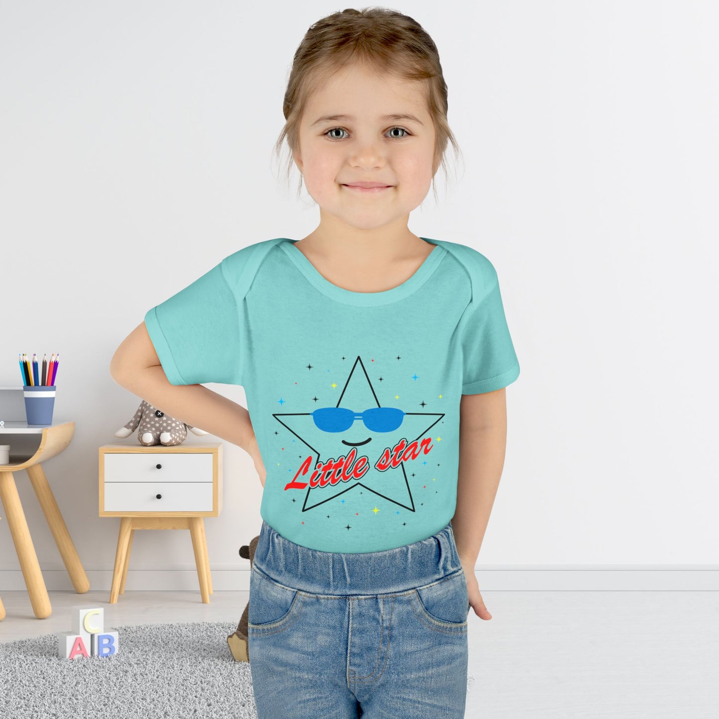 Little Star Infant Baby Rib Bodysuit