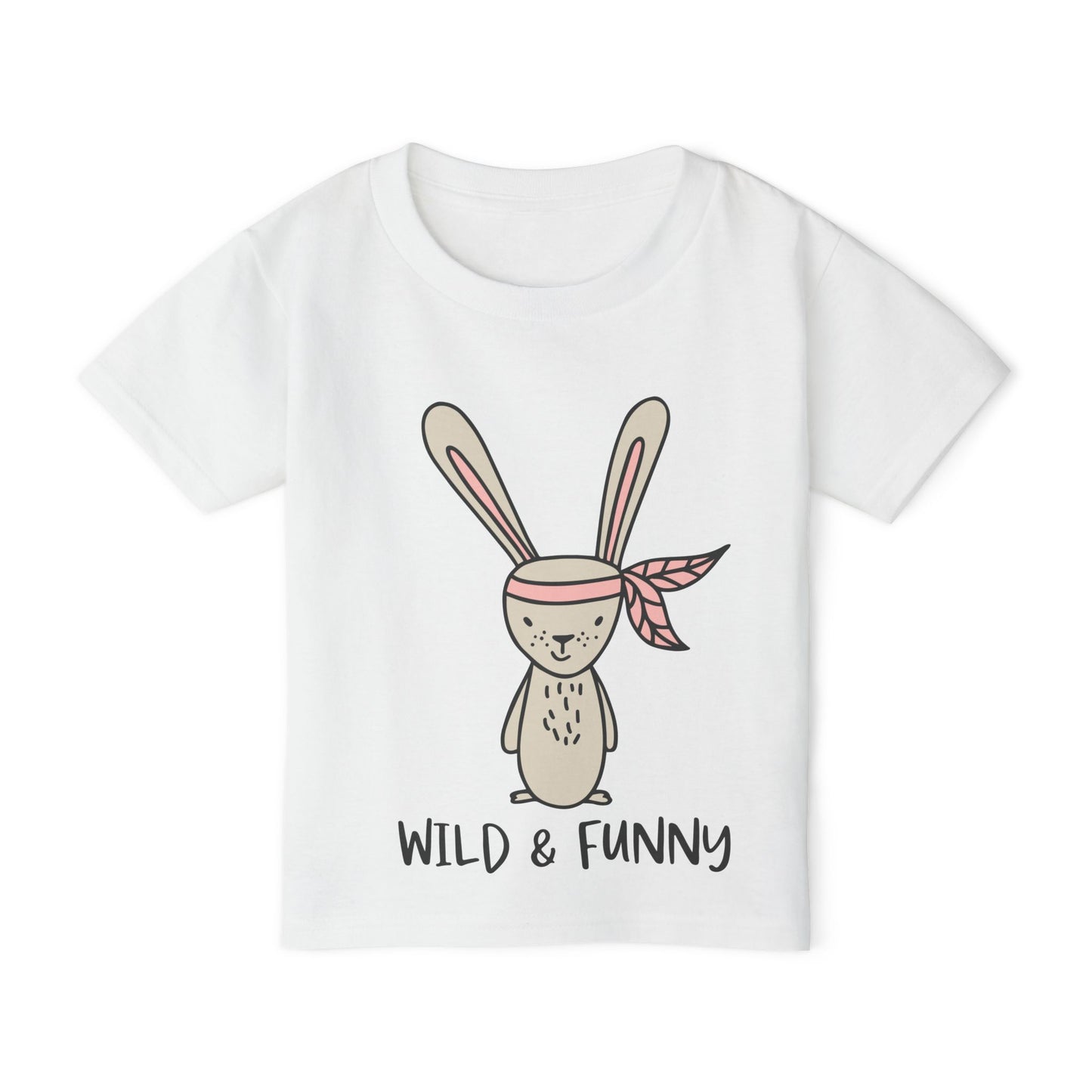 Wild & Funny (Bunny) Heavy Cotton™ Toddler T-shirt