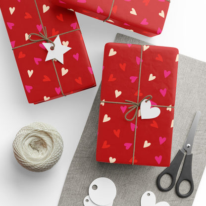 Cupid's Confetti Wrapping Paper