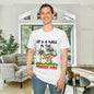 Life's Like A Walk In The Park... Jurassic Park Adult T-shirt