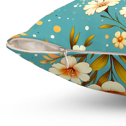 Petals & Wings Throw Pillow