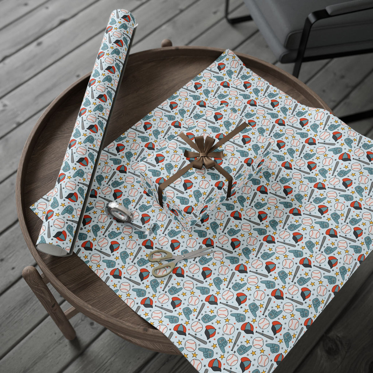 Home Run Heroes Wrapping Paper