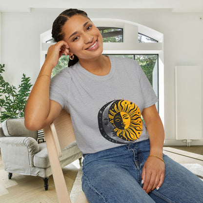 Sun Moon Stars Adult T-shirt