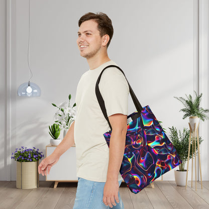 Holographic Mirage Canvas Tote Bag