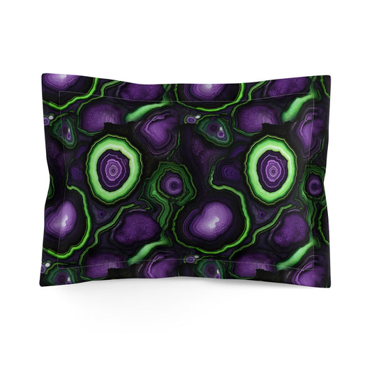 Amethyst & Lime Fracture Pillow Sham
