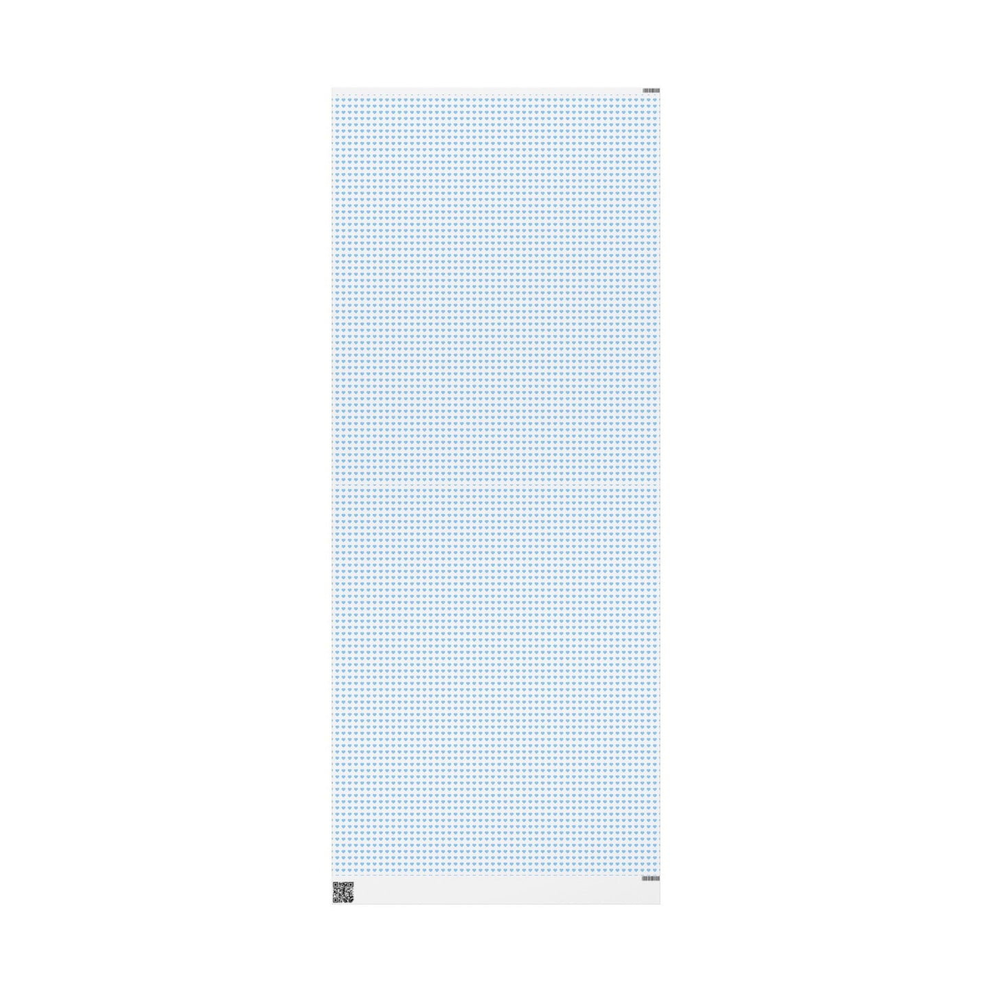 Powder Blue Sweethearts Wrapping Paper