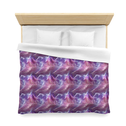 Blush Orchid Sheer & Lace Duvet Bedding Set