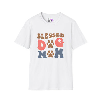 Blessed Dog Mom Adult T-shirt