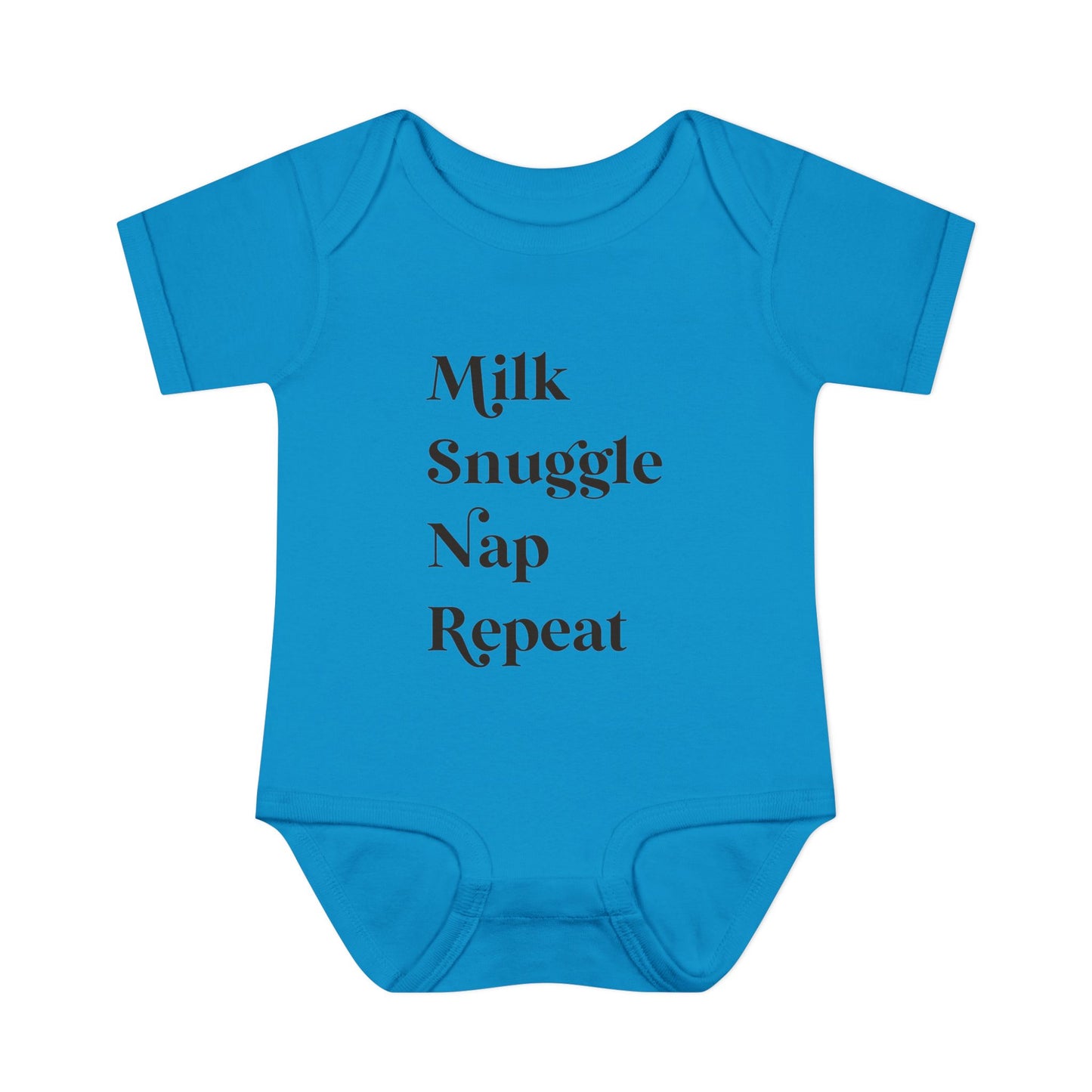 Milk Snuggle Nap Repeat Infant Onesie