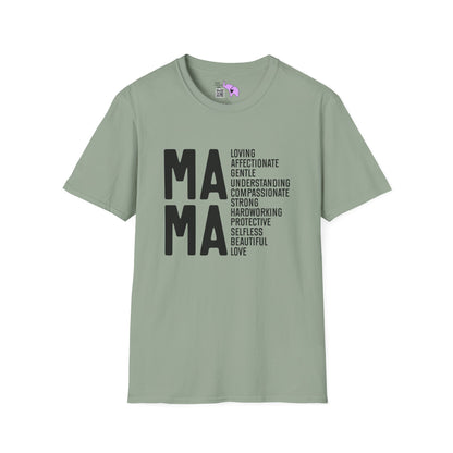 Mama Qualities Adult T-shirt