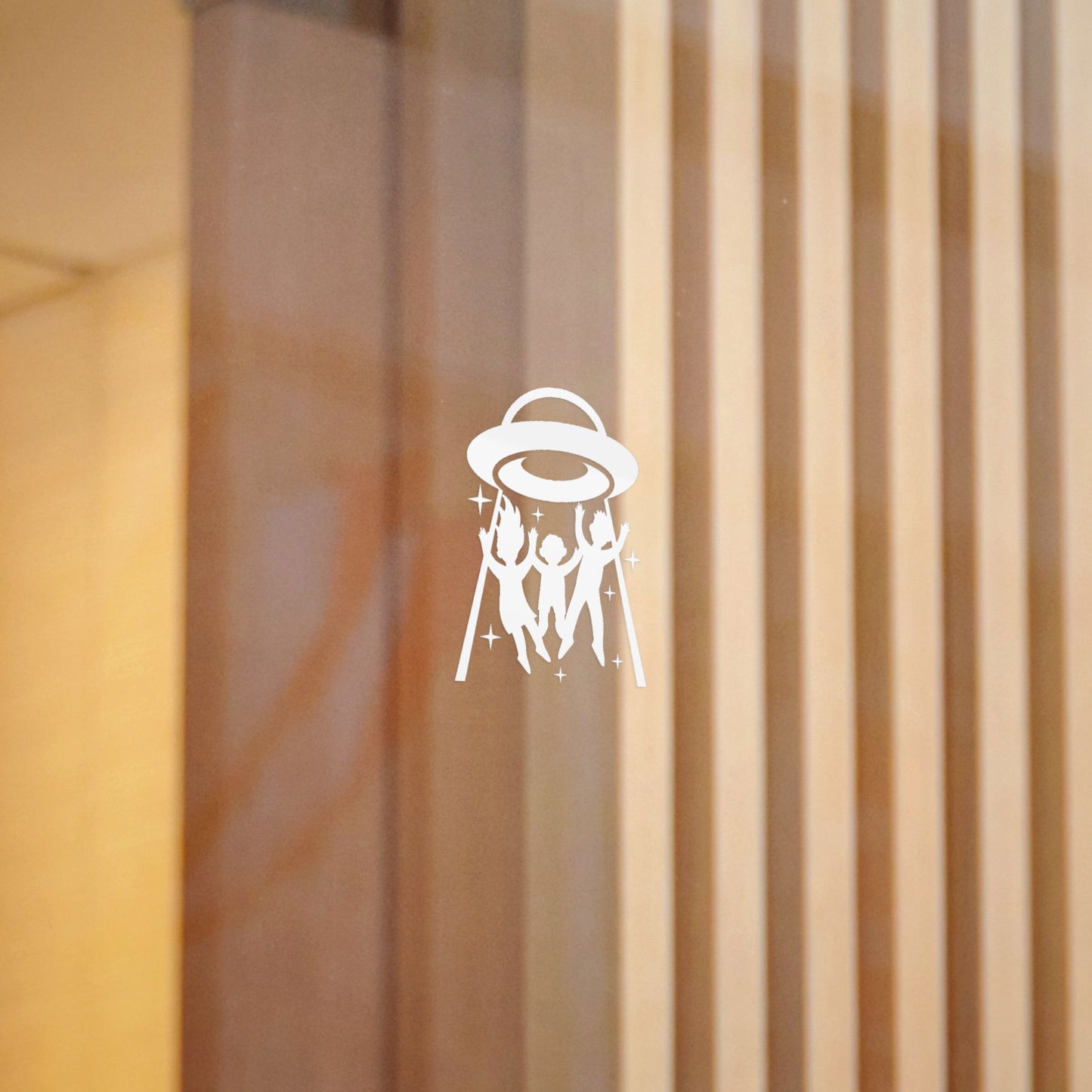 Family Alien Abduction Decal