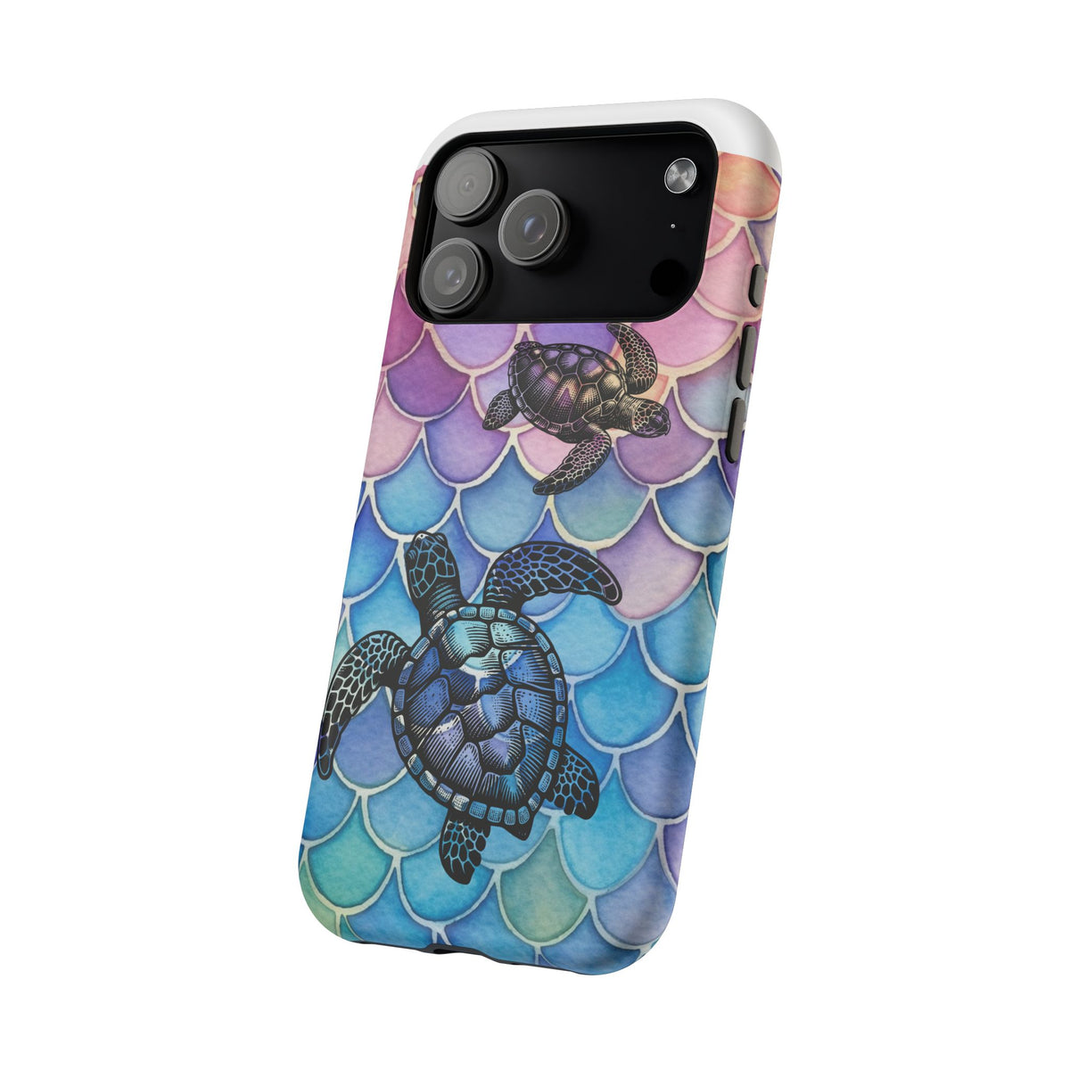 Sea Turtle Silhouette MagSafe® Compatible Tough Case for iPhone