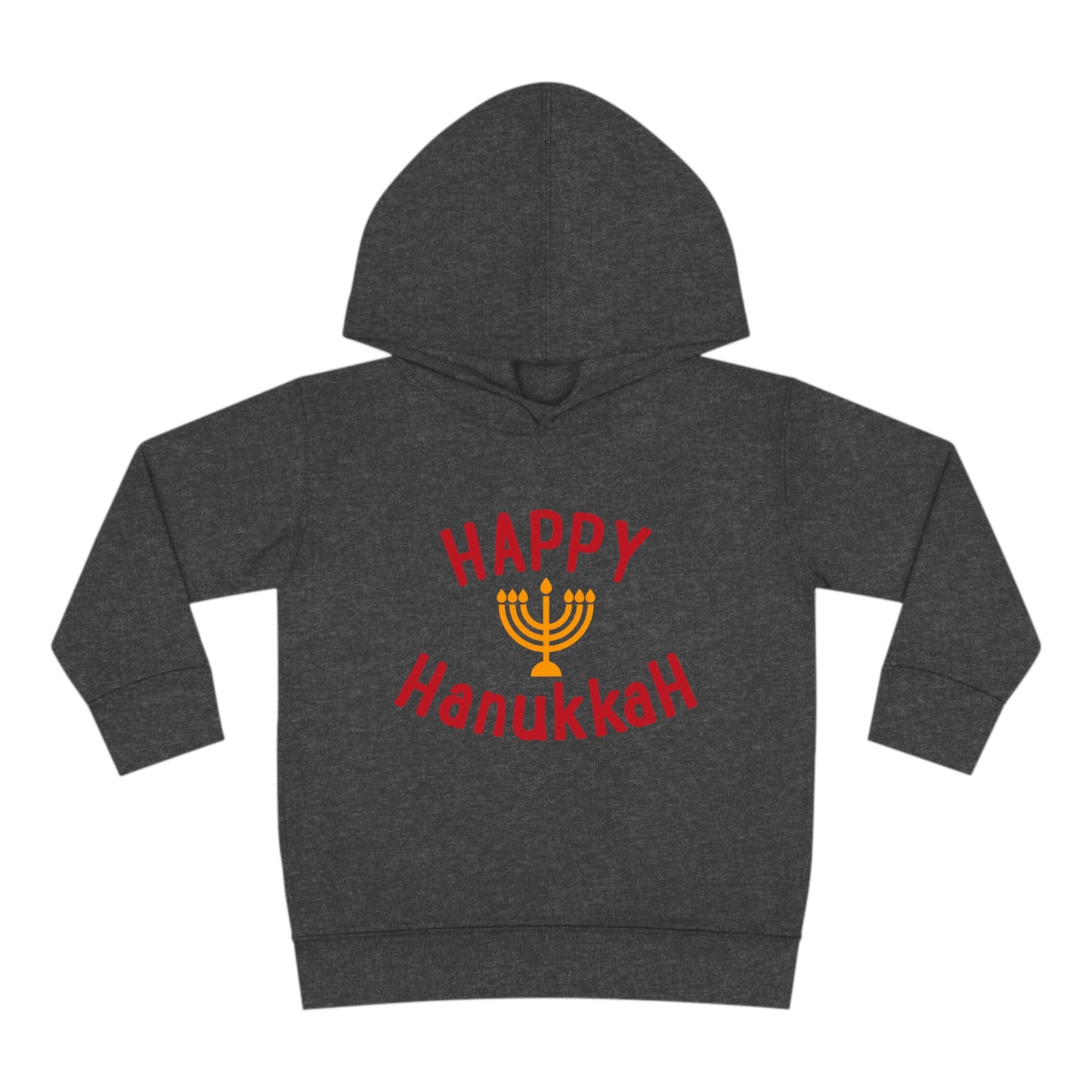 Happy Hanukkah Toddler Pullover Fleece Hoodie