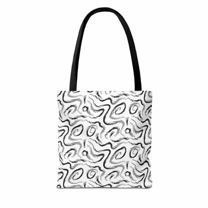 Grunge Scribbles Canvas Tote Bag