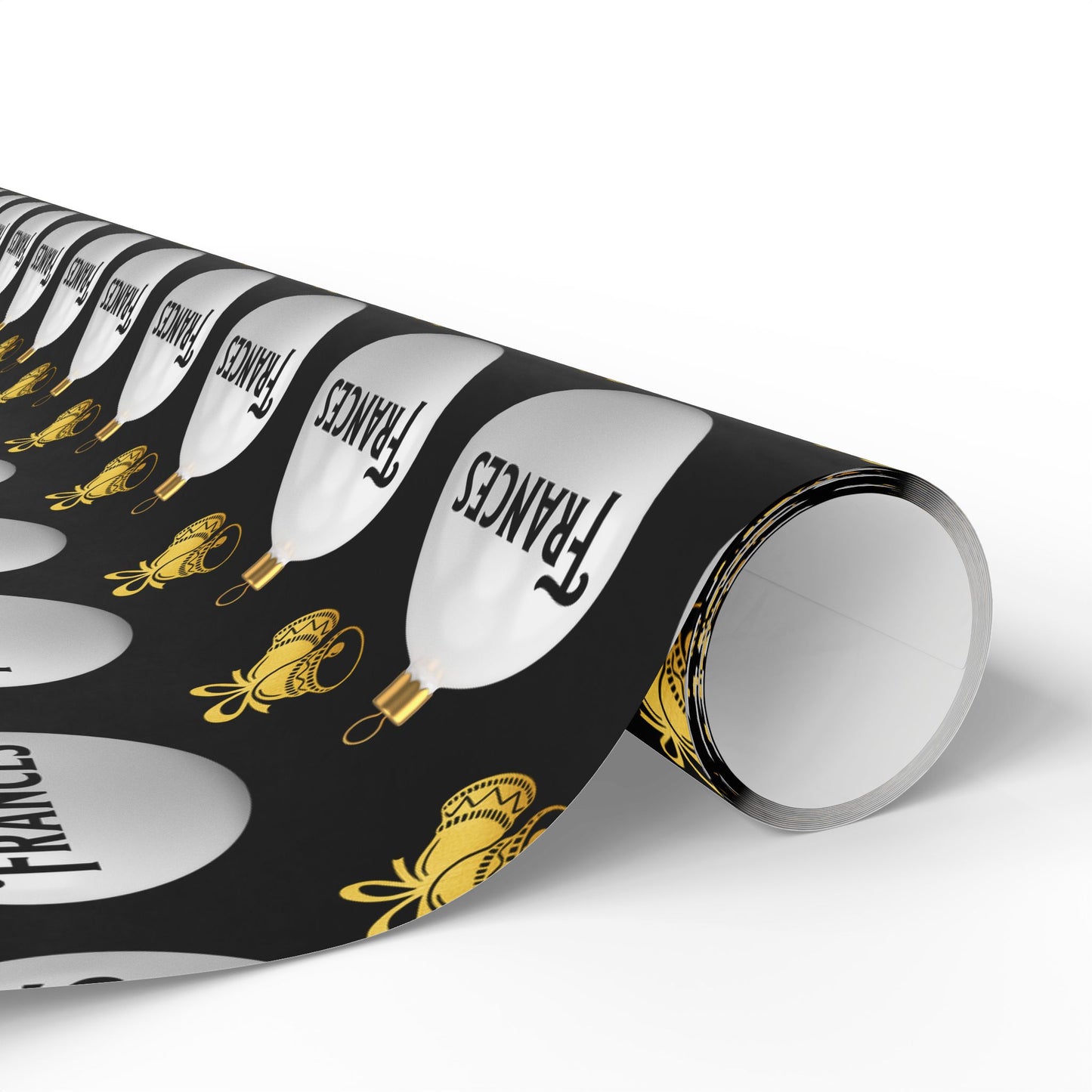 Winter Glam Custom Wrapping Paper (Frances)
