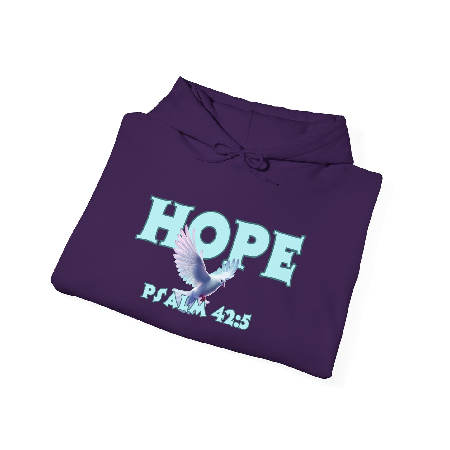 HOPE Psalm 42:5 Heavy Blend™ Hooded Sweatshirt