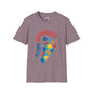 Autism Awarness (Footprint) Adult T-shirt