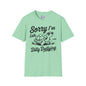 Sorry I'm Late I Was Dilly Dallying (Turtle) Adult T-shirt