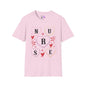 ""Nurse Candy Hearts Adult T-shirt