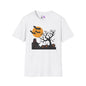 Spooky House & Graveyard Adult T-shirt