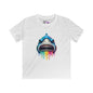 Colorful Shark Youth Softstyle Tee